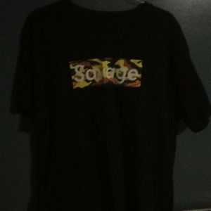 It’s just a t shirt that has savage on it
